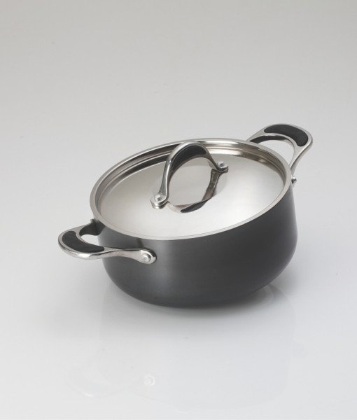 Hard Anodised Cook & Serve Casserole with Lid