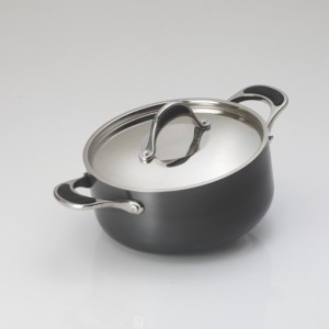 Hard Anodised Cook & Serve Casserole with Lid